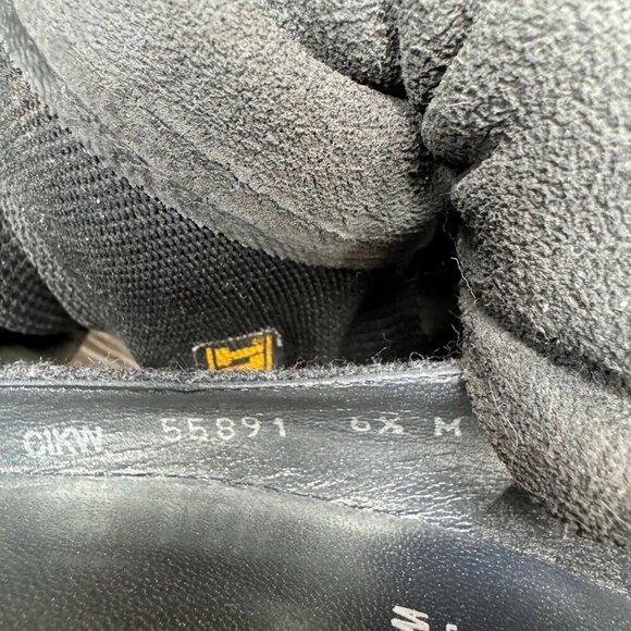 Stuart Weitzman Gray Wool Black Block Heel Pumps Women's Size 6.5 - Picture 5 of 8